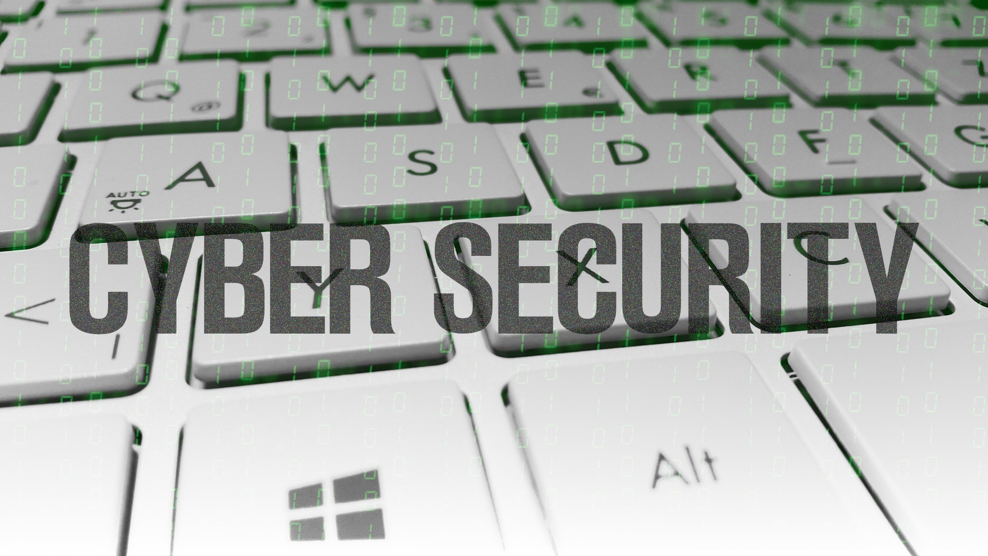 cyber security threats keyboard